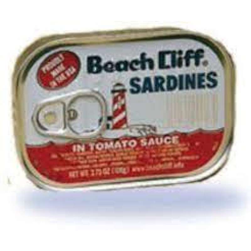 BEACH CLIFF SARDINES W/TOMATO SAUCE