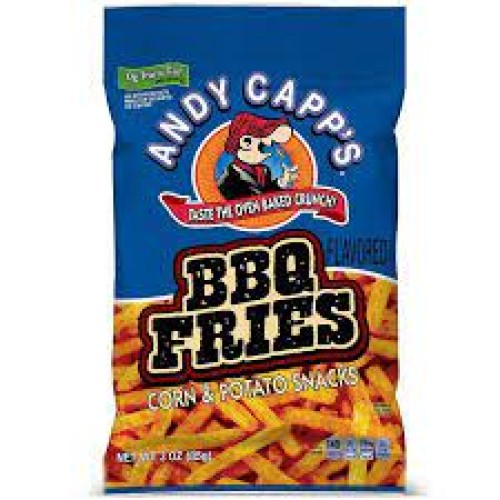 ANDY CAPPS BBQ FRIES CORN & POTATO SNACKS( 85g)