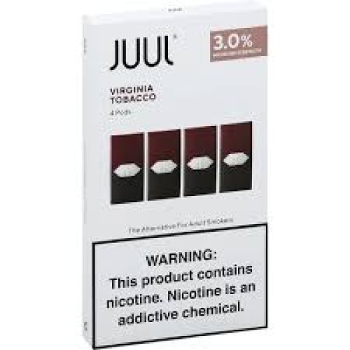 JUUL PODS VIRGINIA TOBACC 3.0% 4 PODS