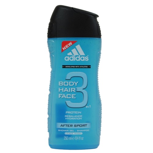 ADIDAS SHOWER GEL 3IN 1 AFTER SPORT 250ML