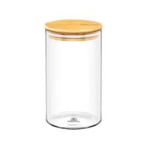 AIR TIGHT GLASS JAR WITH BAMBO LID 4GM