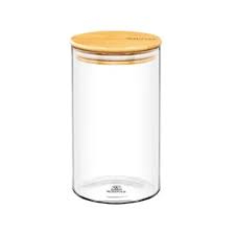 AIR TIGHT GLASS JAR WITH BAMBO LID 4GM