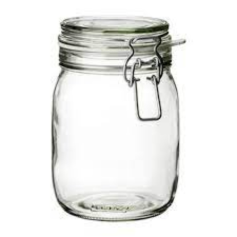 AIR TIGHT GLASS JAR WITH LATCH 4GM