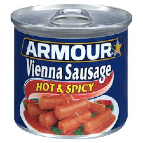 ARMOUR VIENNA SAUSAGE HOT&SPICY CAN