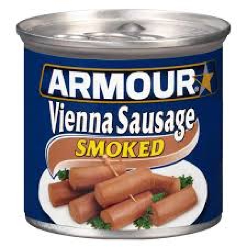 ARMOUR VIENNA SAUSAGE SMOKED CAN