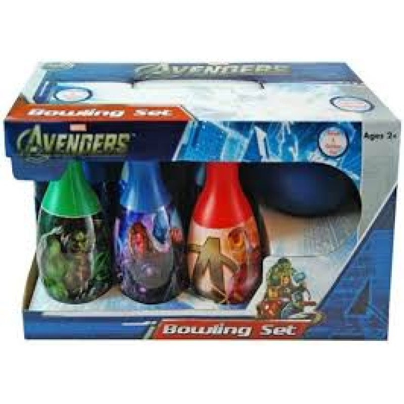 AVENGERS BOWLING SET DISPLAY