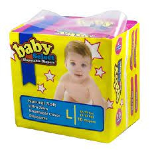 BABY SELECT DIAPERS LARGE