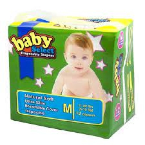 BABY SELECT DIAPERS MEDIAM