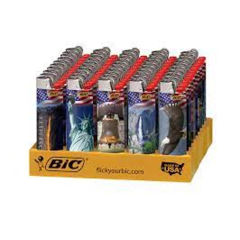 BIC LIGHTER AMERICANA 50CT