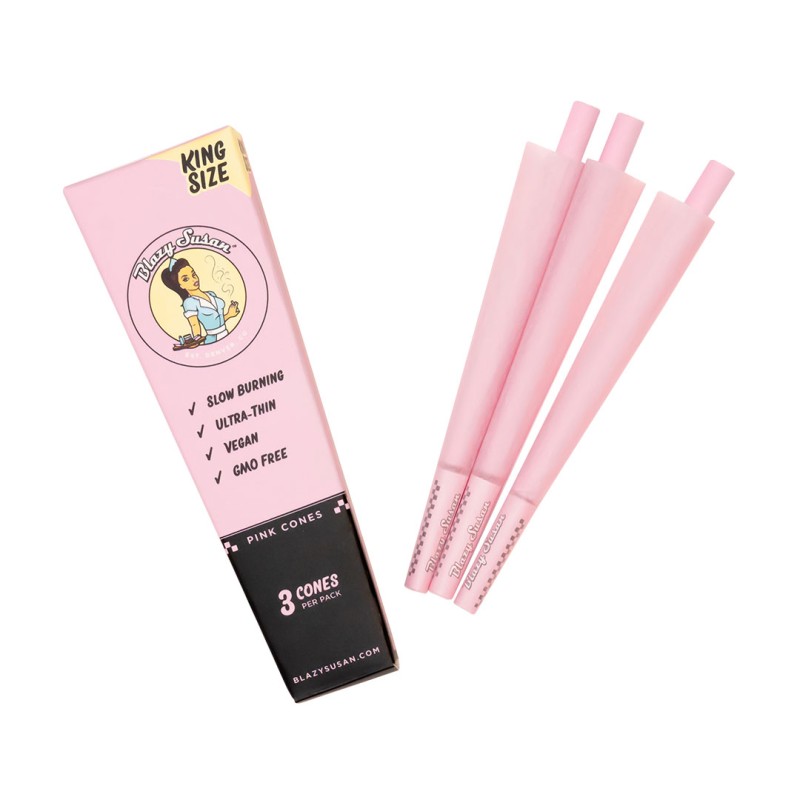 BLAZY SUSAN PINK CONES KING  SIZE 21 CT