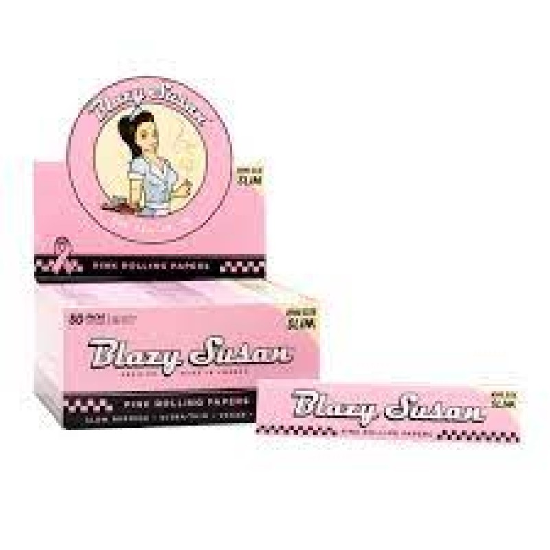 BLAZY SUSAN PINK PAPERS KING SIZE  50CT