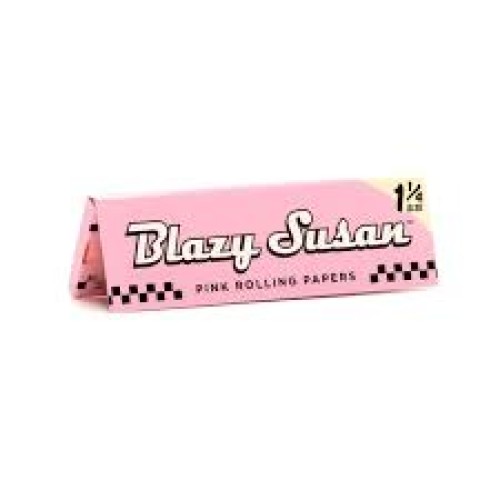 BLAZY SUSAN PINK PAPERS  1 1/4 SIZE 50CT