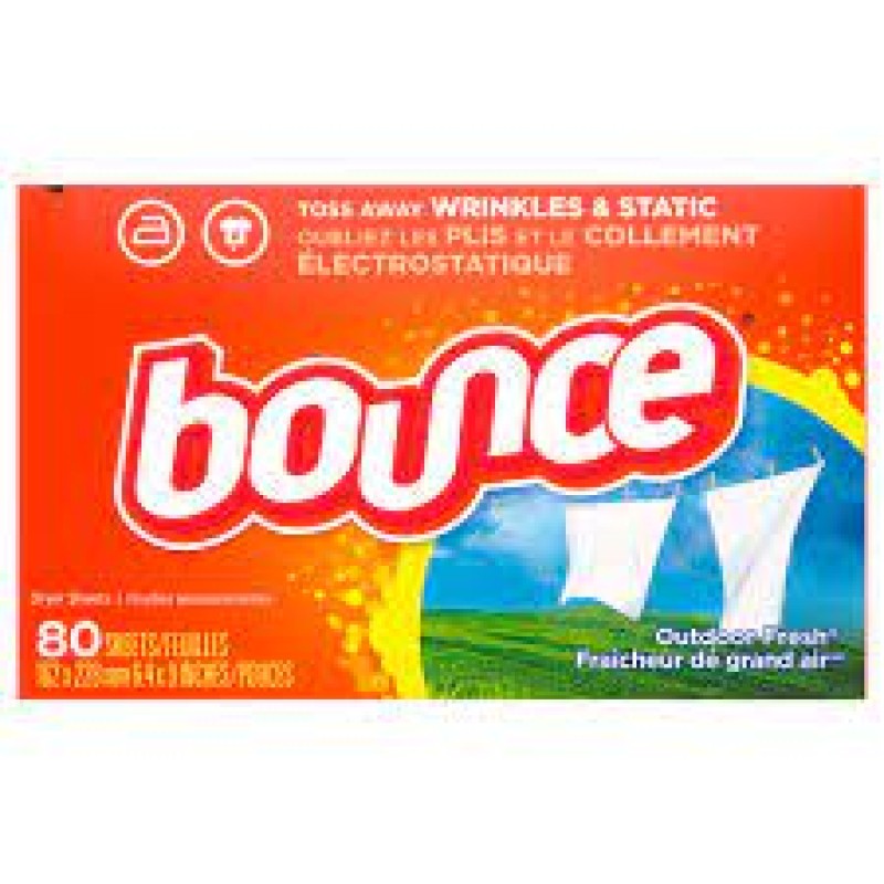 BOUNCE OUTDOOR FRESH 80CT