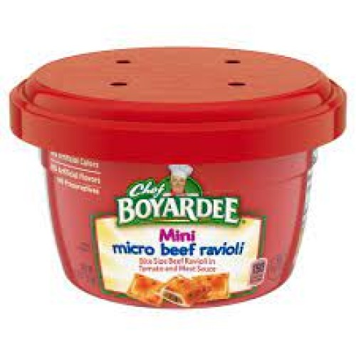 CHEF BOYARDEE MINI MICRO BEEF RAVIOLI 7.5 OZ