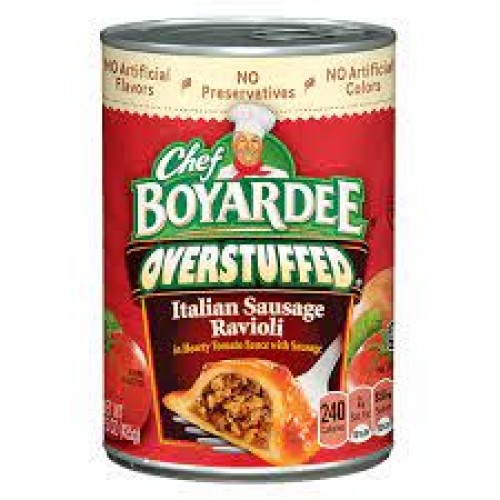 Chef Boyardee Overstuffed Italian Sausage Ravioli