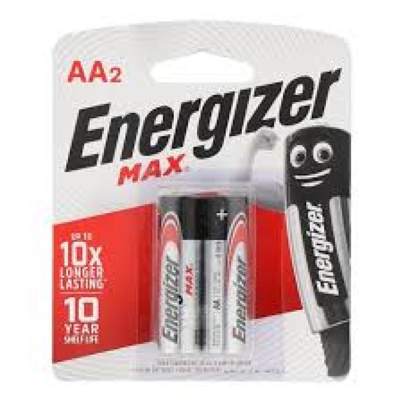 ENERGIZER  BATTERIES AA2