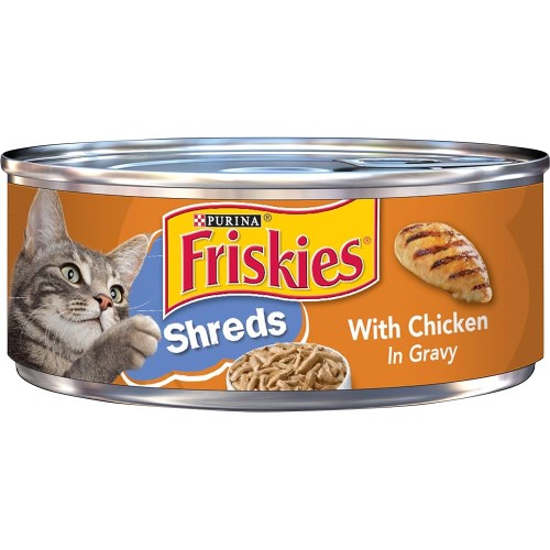 FRISKIES SHREDS  WITH CHICKEN IN GRAVY 5.5OZ