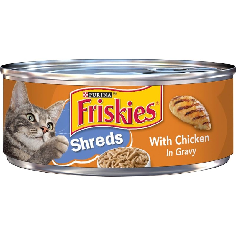 FRISKIES SHREDS  WITH CHICKEN IN GRAVY 5.5OZ