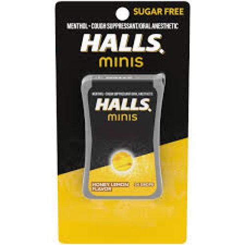 HALLS MINIS HONEY LEMONFLAVOR 24 DROPS