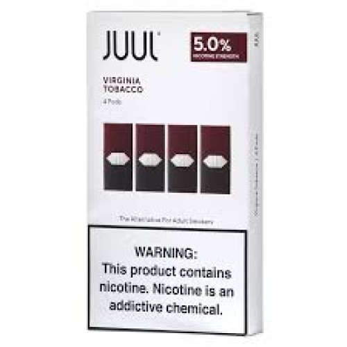 JUUL PODS VIRGINIA TOBACC 5% 4PODS