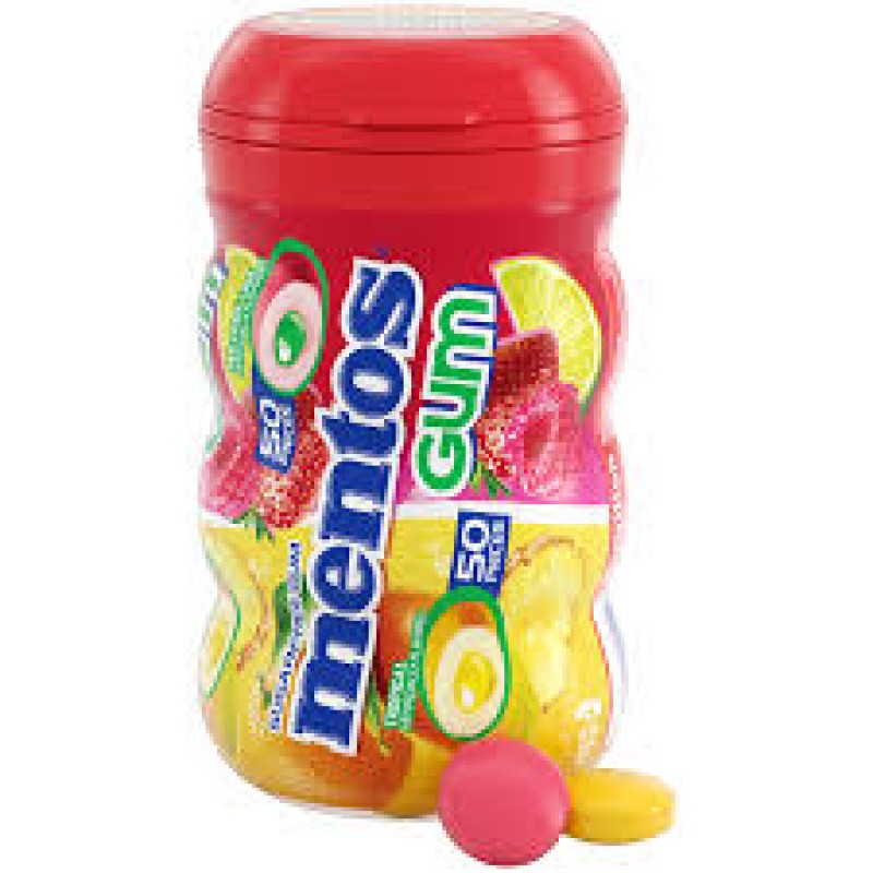 MENTOS GUM RED FRUIT LIME