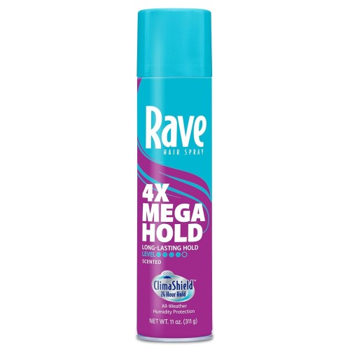 Rave 4x Mega Scented Hair Spray