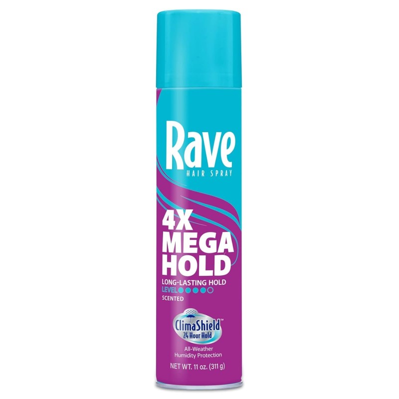 Rave 4x Mega Scented Hair Spray