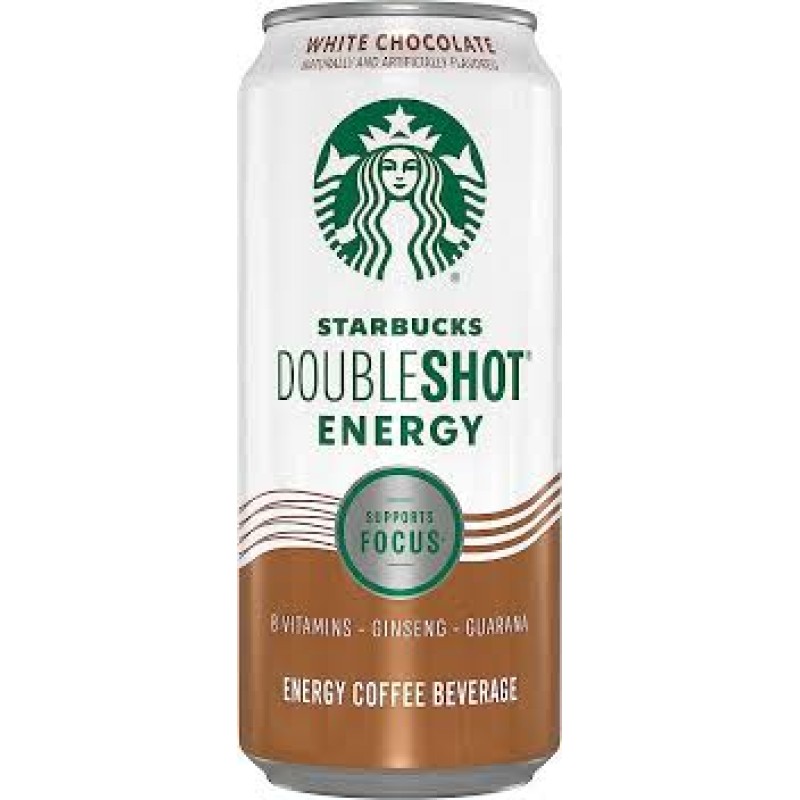 STARBUCKS DOUBLE SHOT WHITE CHOCOLATE 15 OZ